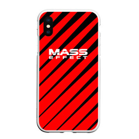 Чехол для iPhone XS Max матовый с принтом Mass Effect в Тюмени, Силикон | Область печати: задняя сторона чехла, без боковых панелей | effect | game | n7 | shepard | галактика | жнец | игра | масс | нормандия | планета | шепард | эффект