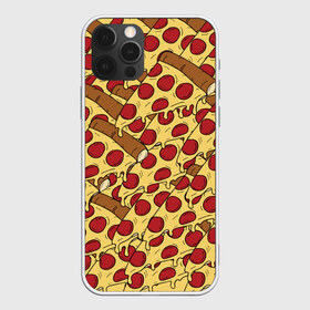 Чехол для iPhone 12 Pro Max с принтом Pizza в Тюмени, Силикон |  | Тематика изображения на принте: cheese | fast food | food | junk food | pizza | еда | пицца | сыр | фастфут