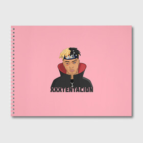 Альбом для рисования с принтом XXXtentacion (1) в Тюмени, 100% бумага
 | матовая бумага, плотность 200 мг. | 17 | art | look at me | moonlight | rap | revenge | tentacion | xxx | xxxtentacion