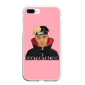 Чехол для iPhone 7Plus/8 Plus матовый с принтом XXXtentacion (1) в Тюмени, Силикон | Область печати: задняя сторона чехла, без боковых панелей | 17 | art | look at me | moonlight | rap | revenge | tentacion | xxx | xxxtentacion