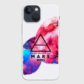 Чехол для iPhone 13 mini с принтом 30 Seconds to Mars в Тюмени,  |  | 30 seconds to mars | punk | rock | альтернативный хип хоп | группа | инди поп | музыка | музыкальное произведение | ноты | панк | регги | рок | синти поп