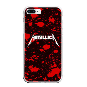 Чехол для iPhone 7Plus/8 Plus матовый с принтом Metallica в Тюмени, Силикон | Область печати: задняя сторона чехла, без боковых панелей | metallica | punk | rock | альтернативный хип хоп | группа | инди поп | музыка | музыкальное произведение | ноты | панк | регги | рок | синти поп