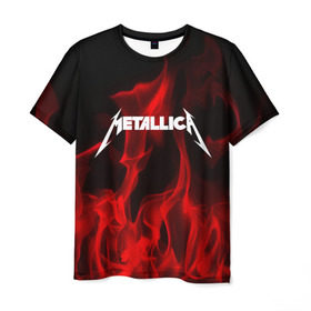 Мужская футболка 3D с принтом METALLICA в Тюмени, 100% полиэфир | прямой крой, круглый вырез горловины, длина до линии бедер | metallica | punk | rock | альтернативный хип хоп | группа | инди поп | музыка | музыкальное произведение | ноты | панк | регги | рок | синти поп