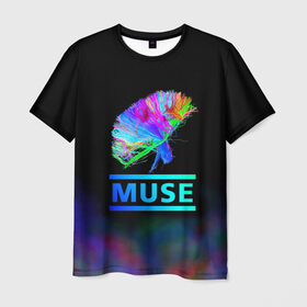 Мужская футболка 3D с принтом Muse в Тюмени, 100% полиэфир | прямой крой, круглый вырез горловины, длина до линии бедер | muse | альтернативный | группа | доминик ховард | крис уолстенхолм | мосе | моус | моусе | муз | муза | музе | музыка | мусе | мэттью беллами | прогрессивный | рок | симфонический | спейс | спейсрок