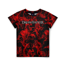Детская футболка 3D с принтом Dream Theater в Тюмени, 100% гипоаллергенный полиэфир | прямой крой, круглый вырез горловины, длина до линии бедер, чуть спущенное плечо, ткань немного тянется | альтернативный | американская | глэм | готик | гранж | группа | метал | модные | музыка | пост | рок | хард
