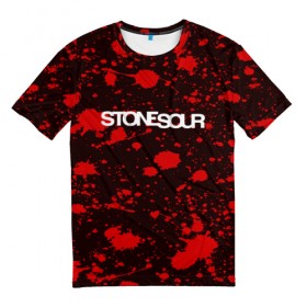 Мужская футболка 3D с принтом STONE SOUR в Тюмени, 100% полиэфир | прямой крой, круглый вырез горловины, длина до линии бедер | punk | rock | stone sour | альтернативный хип хоп | группа | инди поп | музыка | музыкальное произведение | ноты | панк | регги | рок | синти поп