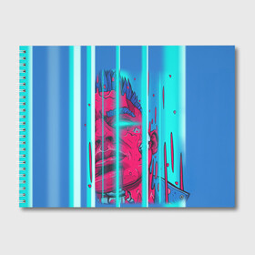 Альбом для рисования с принтом Сайонара бой в Тюмени, 100% бумага
 | матовая бумага, плотность 200 мг. | Тематика изображения на принте: sayonara boy | морген | сайонара | элджей