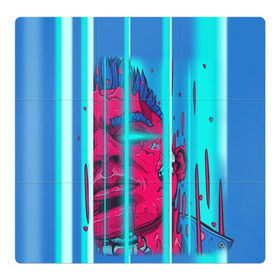 Магнитный плакат 3Х3 с принтом Элджей в Тюмени, Полимерный материал с магнитным слоем | 9 деталей размером 9*9 см | sayonara boy | морген | сайонара | элджей