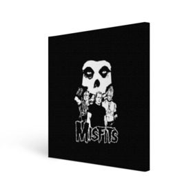 Холст квадратный с принтом Misfits в Тюмени, 100% ПВХ |  | Тематика изображения на принте: horror | punk | rock | альтернатива | группа | мисфитс | неприкаянные | панк | рок | хоррор