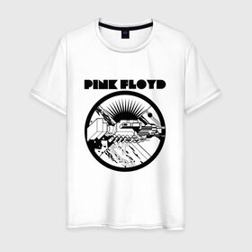 Мужская футболка хлопок с принтом Pink Floyd в Тюмени, 100% хлопок | прямой крой, круглый вырез горловины, длина до линии бедер, слегка спущенное плечо. | pink floyd | pinkfloyd | арт | артрок | группа | дэвид гилмор | пинк флойд | пинкфлойд | прогрессивный | психоделический | рок | сид барретт | симфонический | спэйс | эйсид | экспериментальный