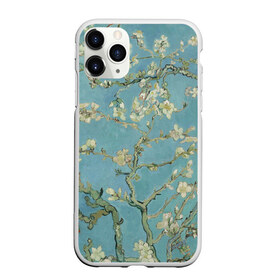 Чехол для iPhone 11 Pro Max матовый с принтом Ван Гог Цветущие ветки миндаля в Тюмени, Силикон |  | вангог | винсент | живопись | картина | цветы