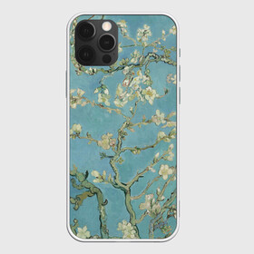 Чехол для iPhone 12 Pro с принтом Ван Гог Цветущие ветки миндаля в Тюмени, силикон | область печати: задняя сторона чехла, без боковых панелей | вангог | винсент | живопись | картина | цветы