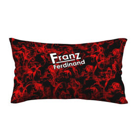 Подушка 3D антистресс с принтом Franz Ferdinand в Тюмени, наволочка — 100% полиэстер, наполнитель — вспененный полистирол | состоит из подушки и наволочки на молнии | franz ferdinand | готик | музыка | рок группа