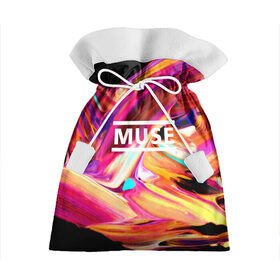 Подарочный 3D мешок с принтом MUSE в Тюмени, 100% полиэстер | Размер: 29*39 см | Тематика изображения на принте: muse | punk | rock | альтернативный хип хоп | группа | инди поп | музыка | музыкальное произведение | ноты | панк | регги | рок | синти поп