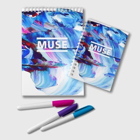 Блокнот с принтом MUSE COLLECTION в Тюмени, 100% бумага | 48 листов, плотность листов — 60 г/м2, плотность картонной обложки — 250 г/м2. Листы скреплены удобной пружинной спиралью. Цвет линий — светло-серый
 | Тематика изображения на принте: muse | punk | rock | альтернативный хип хоп | группа | инди поп | музыка | музыкальное произведение | ноты | панк | регги | рок | синти поп