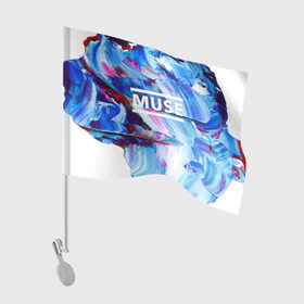 Флаг для автомобиля с принтом MUSE COLLECTION в Тюмени, 100% полиэстер | Размер: 30*21 см | muse | punk | rock | альтернативный хип хоп | группа | инди поп | музыка | музыкальное произведение | ноты | панк | регги | рок | синти поп