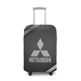 Чехол для чемодана 3D с принтом MITSUBISHI SPORT в Тюмени, 86% полиэфир, 14% спандекс | двустороннее нанесение принта, прорези для ручек и колес |  машина | марка | митсубиси