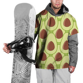 Накидка на куртку 3D с принтом Авокадо в Тюмени, 100% полиэстер |  | Тематика изображения на принте: avocado | food | fruit | pattern | vegan | vegetarian | авокадо | веган | вегетарианство | еда | паттерн | правильное питание | фрукт