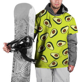 Накидка на куртку 3D с принтом Авокадо в Тюмени, 100% полиэстер |  | avocado | food | fruit | pattern | vegan | vegetarian | авокадо | веган | вегетарианство | еда | паттерн | правильное питание | фрукт