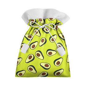 Подарочный 3D мешок с принтом Авокадо в Тюмени, 100% полиэстер | Размер: 29*39 см | Тематика изображения на принте: avocado | food | fruit | pattern | vegan | vegetarian | авокадо | веган | вегетарианство | еда | паттерн | правильное питание | фрукт