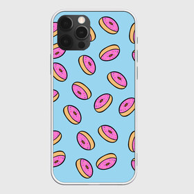 Чехол для iPhone 12 Pro Max с принтом Пончики в Тюмени, Силикон |  | doughnut | food | pattern | sweet | vegan | vegetarian | веган | вегетарианство | еда | паттерн | пончик | сладкое