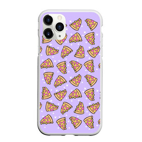 Чехол для iPhone 11 Pro Max матовый с принтом Пицца Мун в Тюмени, Силикон |  | food | pattern | pizza | sailor moon | еда | паттерн | пицца | сейлор мун