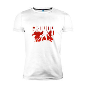Мужская футболка премиум с принтом Evil Dead - Ash в Тюмени, 92% хлопок, 8% лайкра | приталенный силуэт, круглый вырез ворота, длина до линии бедра, короткий рукав | ash | evil dead | эш против зловещих мертвецов | эш уильямс