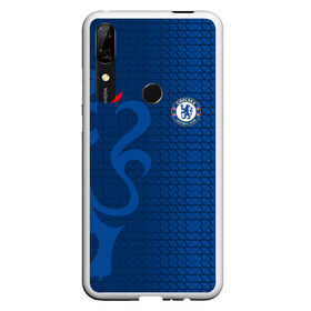 Чехол для Honor P Smart Z с принтом CHELSEA SPORT в Тюмени, Силикон | Область печати: задняя сторона чехла, без боковых панелей | chelsea | fc | football | fotball club | sport | спорт | спортивные | униформа | фирменные цвета | фк | футбол | футбольный клуб | челси