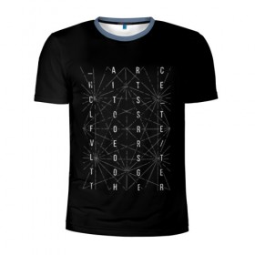 Мужская футболка 3D спортивная с принтом Architects в Тюмени, 100% полиэстер с улучшенными характеристиками | приталенный силуэт, круглая горловина, широкие плечи, сужается к линии бедра | архитектс