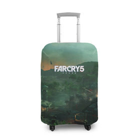 Чехол для чемодана 3D с принтом Far Cry Vietnam в Тюмени, 86% полиэфир, 14% спандекс | двустороннее нанесение принта, прорези для ручек и колес | 