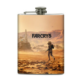 Фляга с принтом Far Cry 5 Mars в Тюмени, металлический корпус | емкость 0,22 л, размер 125 х 94 мм. Виниловая наклейка запечатывается полностью | 