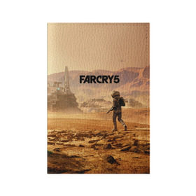 Обложка для паспорта матовая кожа с принтом Far Cry 5 Mars в Тюмени, натуральная матовая кожа | размер 19,3 х 13,7 см; прозрачные пластиковые крепления | 