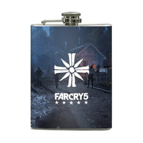 Фляга с принтом Cult Far Cry в Тюмени, металлический корпус | емкость 0,22 л, размер 125 х 94 мм. Виниловая наклейка запечатывается полностью | 