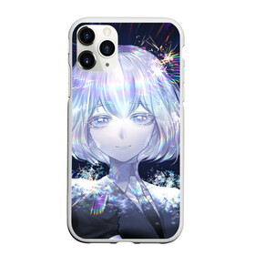 Чехол для iPhone 11 Pro матовый с принтом Алмаз-тян в Тюмени, Силикон |  | houseki no kuni | land of the lustrous | алмаз | аниме | страна самоцветов