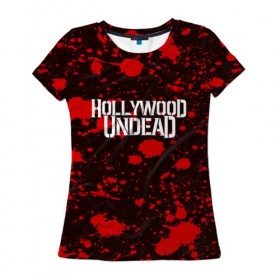 Женская футболка 3D с принтом Hollywood Undead в Тюмени, 100% полиэфир ( синтетическое хлопкоподобное полотно) | прямой крой, круглый вырез горловины, длина до линии бедер | hollywood undead | punk | rock | альтернативный хип хоп | группа | инди поп | музыка | музыкальное произведение | ноты | панк | регги | рок | синти поп