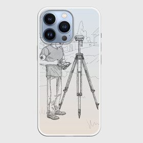 Чехол для iPhone 13 Pro с принтом Парень с контроллером в Тюмени,  |  | Тематика изображения на принте: surveyor | геодезист | геодезия