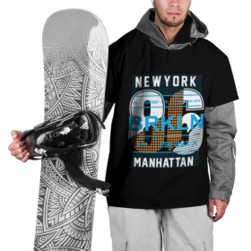 Накидка на куртку 3D с принтом Бруклин Нью-Йорк в Тюмени, 100% полиэстер |  | Тематика изображения на принте: brooklyn | new york | urban | бронкс | бруклин | манхеттен | манхэттен | нью йорк | сша | урбан | урбан стиль | штаты