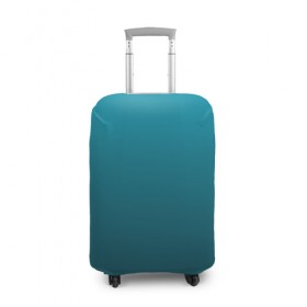 Чехол для чемодана 3D с принтом Бирюза в Тюмени, 86% полиэфир, 14% спандекс | двустороннее нанесение принта, прорези для ручек и колес | бирюза | владивосток | лазурь | мемес | море | океан | сочи