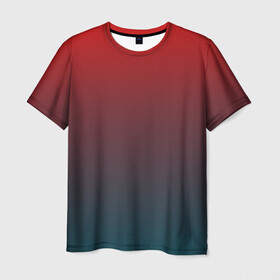 Мужская футболка 3D с принтом Алый в Тюмени, 100% полиэфир | прямой крой, круглый вырез горловины, длина до линии бедер | yaay | алый | бурый | искусство | картина | красный | москва | россия | тон | урал
