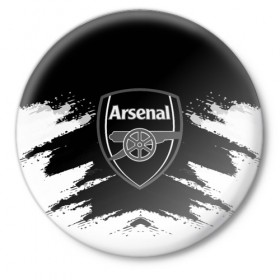 Значок с принтом ARSENAL в Тюмени,  металл | круглая форма, металлическая застежка в виде булавки | Тематика изображения на принте: football | soccer | арсенал