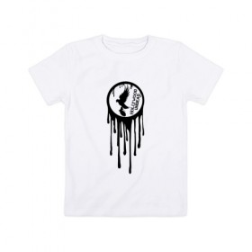 Детская футболка хлопок с принтом Hollywood Undead в Тюмени, 100% хлопок | круглый вырез горловины, полуприлегающий силуэт, длина до линии бедер | 