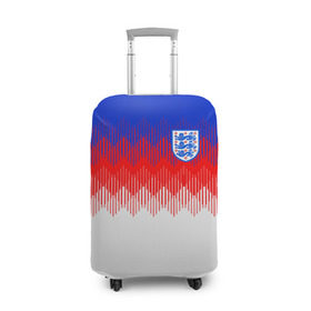 Чехол для чемодана 3D с принтом Англия тренировочная форма ЧМ-2018 в Тюмени, 86% полиэфир, 14% спандекс | двустороннее нанесение принта, прорези для ручек и колес | англия | сборная англии | тренировочная форма | футбол | чемпионат мира по футболу