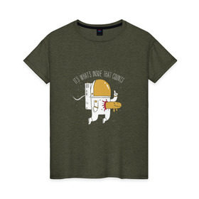 Женская футболка хлопок с принтом Чужой в Тюмени, 100% хлопок | прямой крой, круглый вырез горловины, длина до линии бедер, слегка спущенное плечо | alien | facehugger | лицехват | хищник | чужой