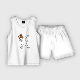 Детская пижама с шортами хлопок с принтом джек победитель в Тюмени,  |  | джек | джек рассел | рассел | терьер