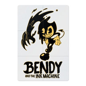 Магнитный плакат 2Х3 с принтом Bendy and the ink machine (21) в Тюмени, Полимерный материал с магнитным слоем | 6 деталей размером 9*9 см | bendy | bendy and the ink machine | game | horror | ink | machine | trend | video game