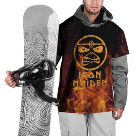 Накидка на куртку 3D с принтом Iron Maiden в Тюмени, 100% полиэстер |  | iron maiden | адриан смит | айран | айрон | группа | дэйв мюррей | железная дева | ирон | майден | мейд | мейден | метал | мрачный | музыка | песни | рок | стив харрис | тяжелый | хеви | хевиметал
