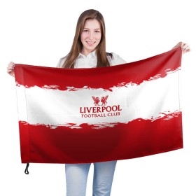 Флаг 3D с принтом Liverpool FC в Тюмени, 100% полиэстер | плотность ткани — 95 г/м2, размер — 67 х 109 см. Принт наносится с одной стороны | liverpool | английский | англия | британия | британский | клуб | ливерпуль | фк | футбол | футбольный