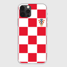 Чехол для iPhone 12 Pro Max с принтом Хорватия домашняя форма 2018 в Тюмени, Силикон |  | Тематика изображения на принте: 