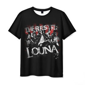 Мужская футболка 3D с принтом The best of Louna в Тюмени, 100% полиэфир | прямой крой, круглый вырез горловины, длина до линии бедер | Тематика изображения на принте: louna | лусинэ геворкян