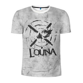 Мужская футболка 3D спортивная с принтом Louna в Тюмени, 100% полиэстер с улучшенными характеристиками | приталенный силуэт, круглая горловина, широкие плечи, сужается к линии бедра | louna | лусинэ геворкян